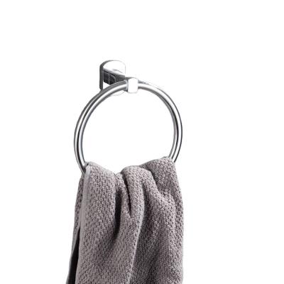 China Simple Heater Bathroom Towel Ring Holder Towel Rack Toilet Accessories Set for sale