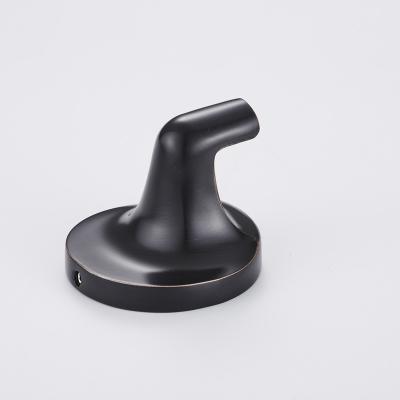 China CLASSIC Wall Mount Robe Hook Robe Hook Matte Black Brushed Stainless Steel Round Towel for sale