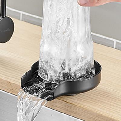 China Black Mini Washer Kitchen Machine Sink Faucet Glass Cup Coffee Rinser Automatic Bar Stocked Accessories for sale