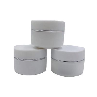 China Chemical Empty Plastic 15g Round Shaped Packaging Bottle PP Cream Jar for sale