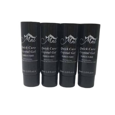 China 30ml Black Nail Gel Tube Cosmetic Production Packaging Tube Cosmetic Packaging for sale