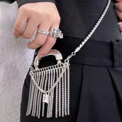 China Tassel Waist Chain Women Waist Chain Tassel Clothing Skirt Accessories Cross - Body Chain for sale