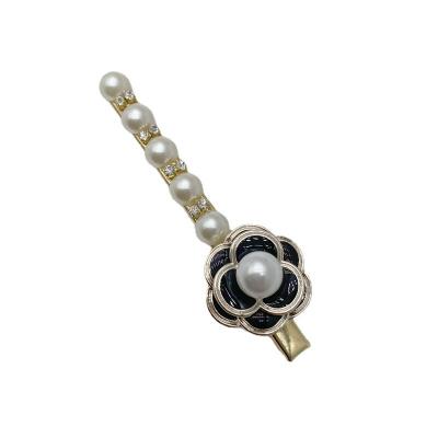 China European and American Costume Cheap Girls Hairpin Various Style Letter Hairpin Set Camellia Flowers Fashion Duckbill Hair Accessory INS Pearl Rhinestone Clip for sale