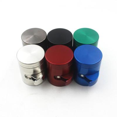 China Portable Metal Logo Metal Herb Grinder Tobacco Grinder 4 Parts Manufacturer China Custom Herb Grinder for sale