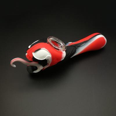 China Easy Smoking Venom Free Simple Modeling Tool Water Tobacco Silicone Smoking Smoking Pipe for sale