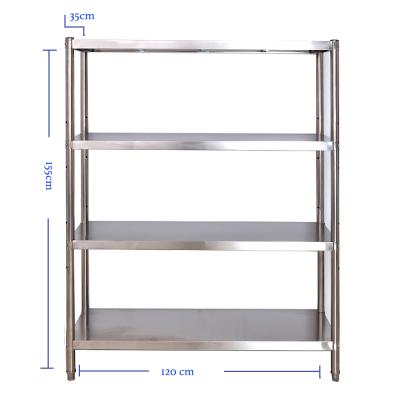 China Modern Desgin Metal Display Shelf Goods Shelves Storage Shelf Brackets Kitchen Stainless Steel Storage Shelf Brackets for sale