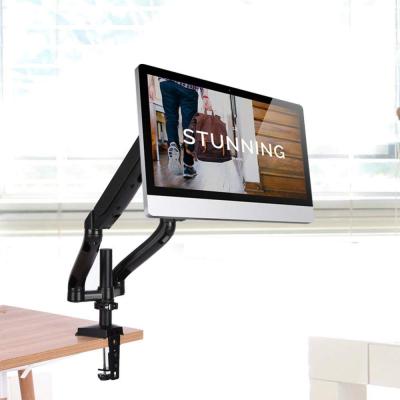 China Easy Installation Adjustable Shock Absorber LCD Monitor Desktop Mount For 17