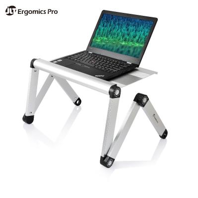 China (Height)Adjustable Ergonomic Aluminum Laptop Desk in Office Workstation for sale