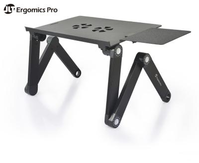 China (Height) Full adjustable high quality aluminum laptop stand table on bed or sofa for sale