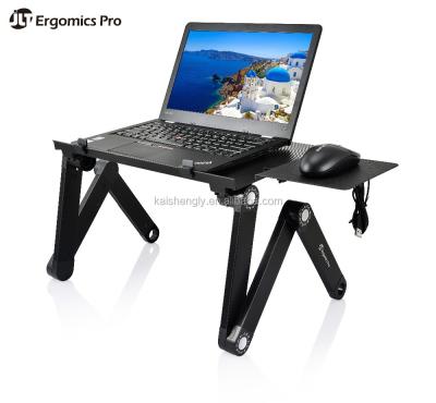 China (Size)Adjustable Adjustable Folding Laptop Table Cooling Stand For Bed for sale