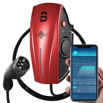 China BENY produce wallbox wifi ocpp app 4.1kw-22kw 32a electric car charging station wall mounted electric car charging station for sale