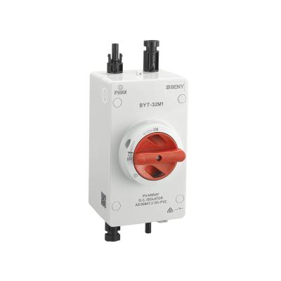 China weatherproof enclosed isolator switch DC ISOLATOR 1200V 32A WITH MC4  isolator switch solar for sale