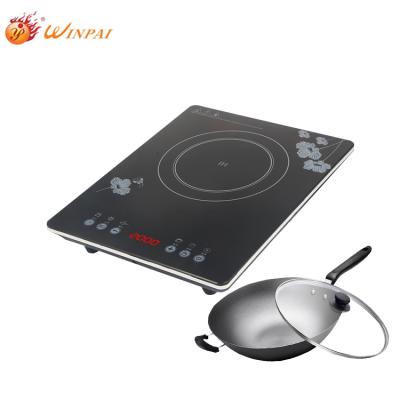 China 2000w Hotel Touch Screen Stove Hotpot Induction Cooker Single Burner Induction Cooker for sale