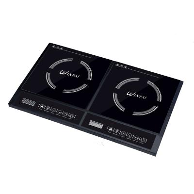 China Plastic Stylish Design Dual Burner Induction Cooker Dish Wok Induction Hob for sale