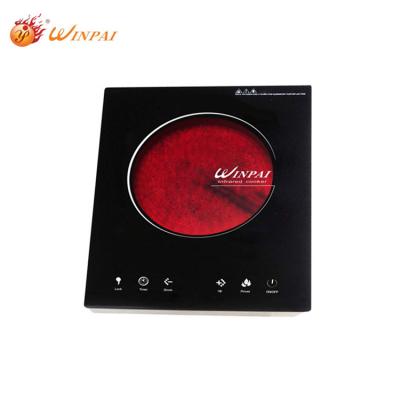 China Good Quality Hotel Touch Sensor Single Hot Pot Cooker Portable Infrared Burner Halogen Cooker For Cooking for sale