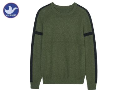 Cina Gli uomini lunghi delle maniche di Reglan tricottano la morbidezza speciale della banda della fessura della parte posteriore del maglione del pullover in vendita