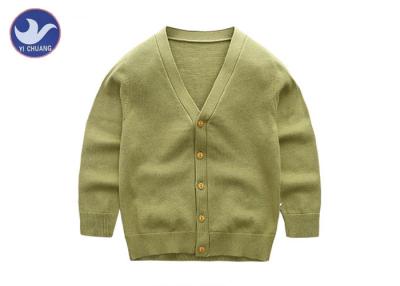 Chine Chandail de cardigan de garçons de décolleté en V/uniforme de base jardin d'enfants de coton à vendre