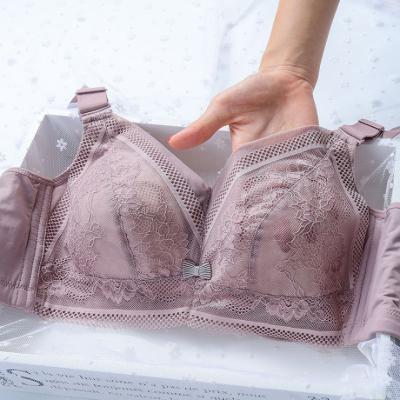 중국 Stylish Lace Big Size Fat Woman Bra Thin Full Cup Lingerie B C D E Bras 판매용