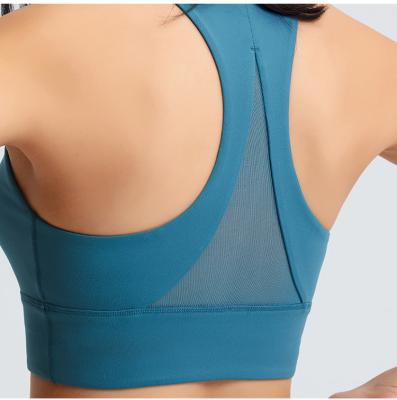 China Stützsport-Bustier-Eignung 2022 neue Entwurfs-entfernbare Auflagen-Mesh Triangle Beauty Back Womenss hohe zu verkaufen