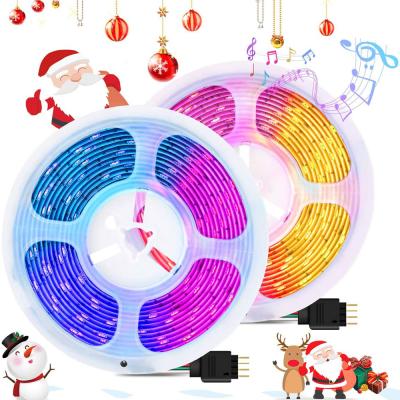 China Decoration Smart Google Wifi Remoto Control 5V 5050 RGB Chasing Tuya Led Strip Set RGB DJ 10m Led Strip Multicolor for sale