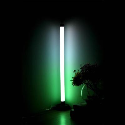 China Pretty New Modern WIFI APP Control Smart Multicolor Led Dancing Corner Lamp RGB Corner Light For Home Decor Living Room for sale