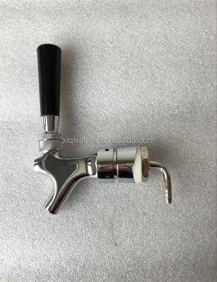 China Sustainable US Standard Chrome Plated Self Closing Beer Tap for sale