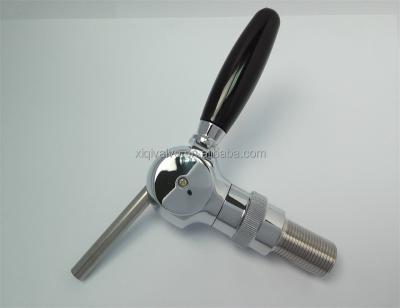 China Viable and stout Belgian style durable silver brass beer tap and ball valve for sale