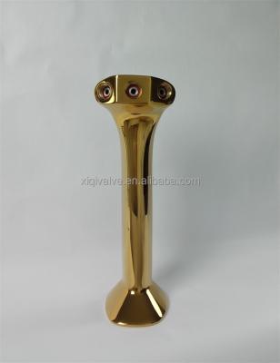 China Durable Brass Hardware Three Way Gold Plated Beer Tower for sale