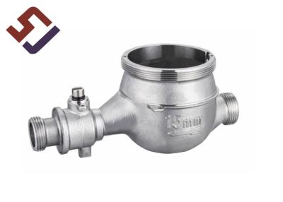 China Stainless Steel Valve Body Casting Part Single Jet Water Meter Housing for sale