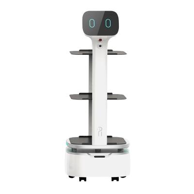 China restaurant & Hotel Supplies Limit Discounts Artificial Intelligent Restaurant Food Delivery Robot Energy Efficient for sale