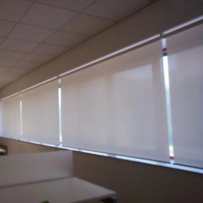 China High Quality Fireproof/Unti-UV Outdoor Motorized Ziptrack Window Blinds Exterior Roller Blinds for sale