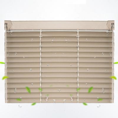 China Horizontal Outdoor Waterproof Venetian Slat PVC Blinds for sale