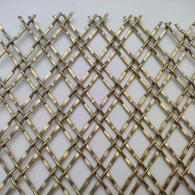 Cina 400 Mesh Pvd Gold Decorative Metal Mesh For Commercial Applications in vendita