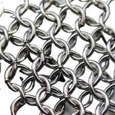 Cina Stainless Steel Decorative Chain Ring Mesh Curtain Screen Building Exterior Wall in vendita