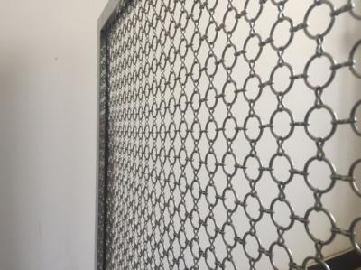 Cina Stainless Steel Link And Ring ring mesh curtain Shielding For Industrial in vendita