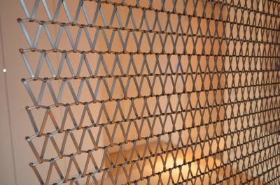 China High Durability Flexible Metal Mesh Fabric Customized Light Weight for sale