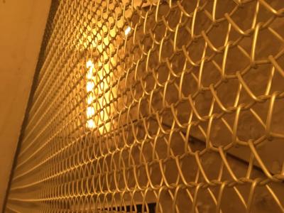 China 2MM Thickness Square Decorative Woven Wire Mesh For Project for sale