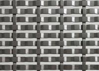 China Bright Color SS Woven Wire Mesh Screen 2mm Acid Washing Anticorrosion for sale