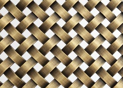 China Tratamiento tejido decorativo de Mesh Screens Anti Brass Surface del alambre del ODM el 1.5m en venta