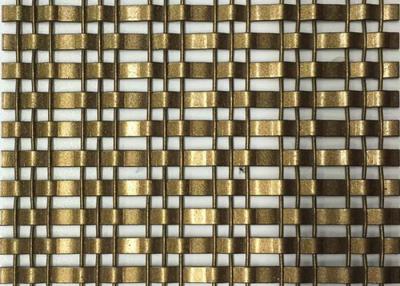 Cina filo di bronzo dipinto tessuto 13ft Mesh For Building Facade in vendita