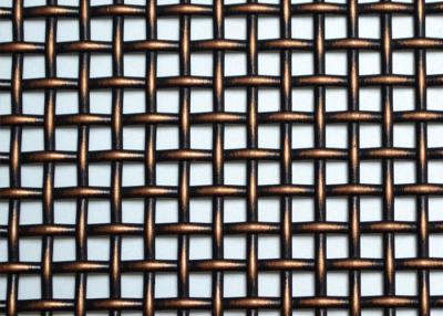 China malha de bronze decorativa do metal de Mesh Grilles ISO9001 do fio de 150cm SS304L à venda