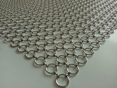 China Metall Ring Mesh Curtain ISO9000 SHUOLONG PVD für Trennwand zu verkaufen