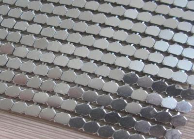 China Stainless Steel Oilproof 7mm Metal Sequin Fabric Exterior And Interior for sale