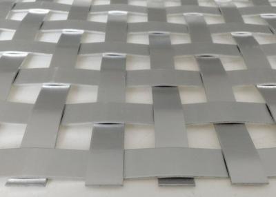 China Feuerfestes 12m x 4m gesponnener ArchitekturMesh Aluminum Flat Metal Panels zu verkaufen