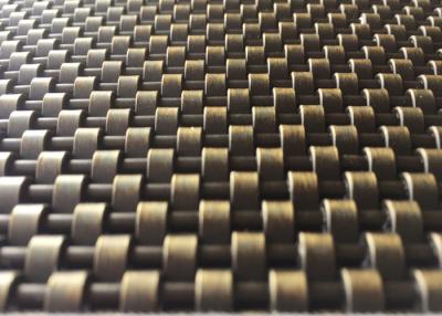 China 4mm Architekturmetall Mesh Stainless Steel Bronze Color für Decken-Gewebe zu verkaufen