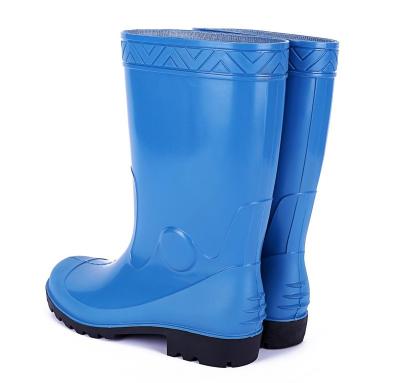 China 2022 Fashion Professional PVC Knee High Wear-Resistant Breathable Rain Boots Cushioning for sale