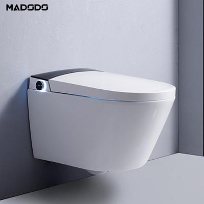 China Automatic Operation Watermark Bathroom Sanitary Ware Wc Wall Hung Toilet Automatic Sensor Smart Electric Smart Toilet Bidet For Home for sale