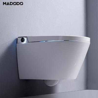 China Wholesale Cheap Automatic Open Toilet 110V/220V Full Automatic One-Piece Automatic Operation Smart Bathroom Toilet For Public Place for sale