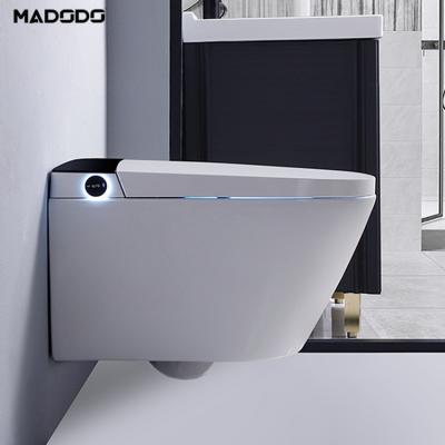 China Wholesale Western White Ceramic Modern Bathroom Automatic Color Bidet Wall Hung Smart Wc Intelligent Electric Toilet One Piece Wholesale for sale