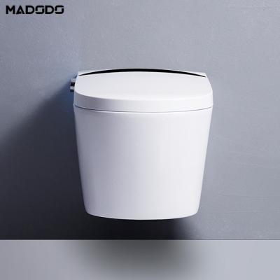 China 110V Automatic Operation Smart Toilet Flip Wall Hung Smart Toilet Automatic Public Toilet for sale